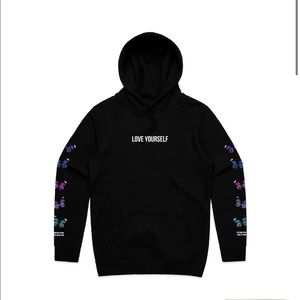Yours truly black phora hoodie